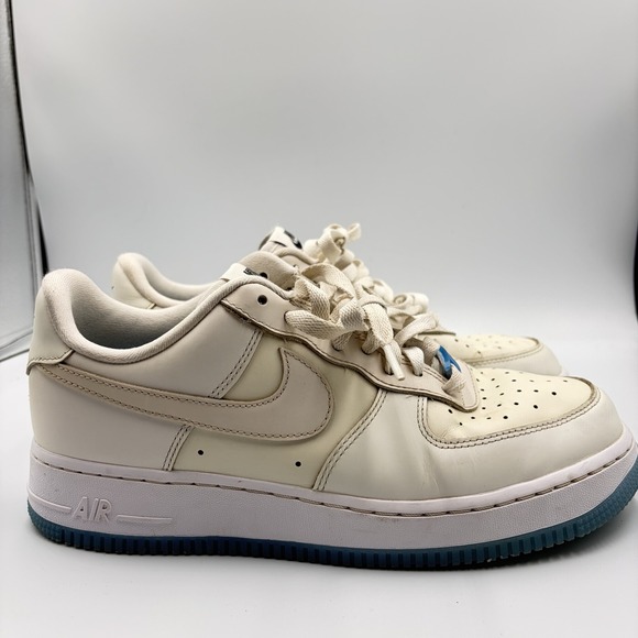 Nike Air Force 1 \'21 Low White Blue Mens size 10 shoes sneakers DA8301-100‎ main image 8